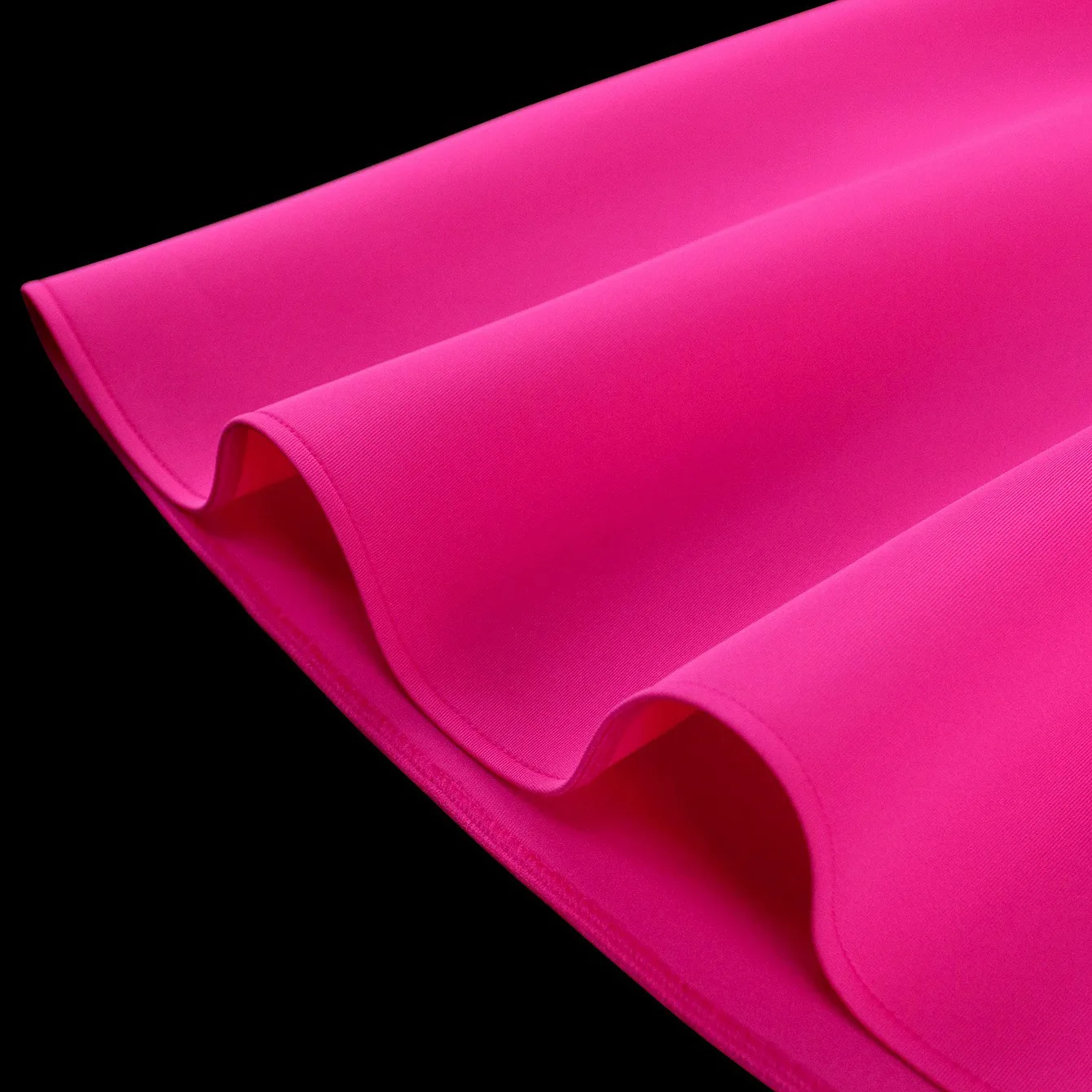 Elegant Dresses for Woman Rose Off the Shoulder Short Sleeve Ruffles High Waisted A Line Knee Length Luxury High Quality Dress