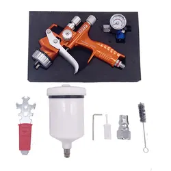 High Quality Spray Gun SUTU 1050G Painting Gun 1.3MM Nozzle Paint Gun Water Based Air Spray Gun Airbrush Pressure Regulator