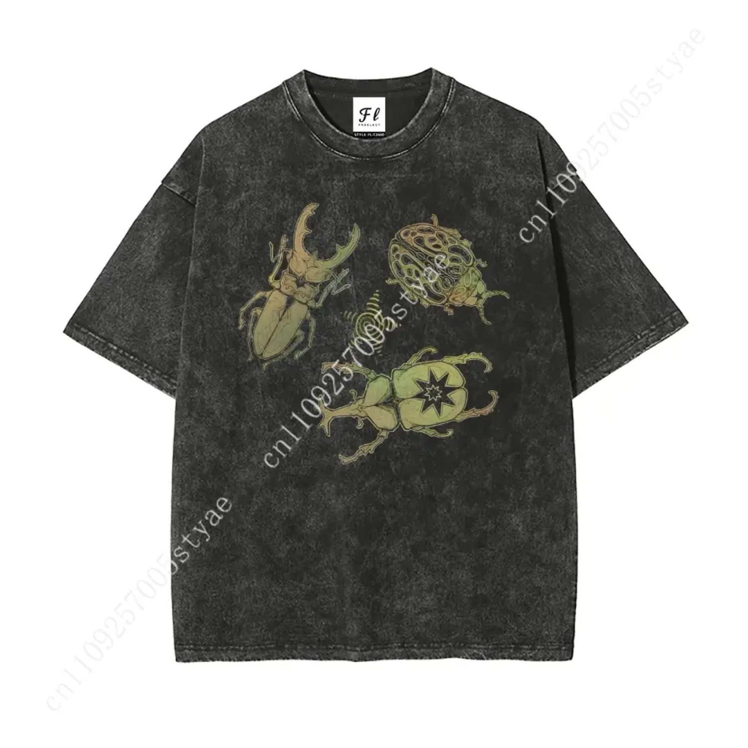 Allomyrina Dichotoma Insect Lover Shirt  S~5XL Oversize Unisex Washed T-Shirt for Women and Men's Unisex Fit Batik Cotton Oversi