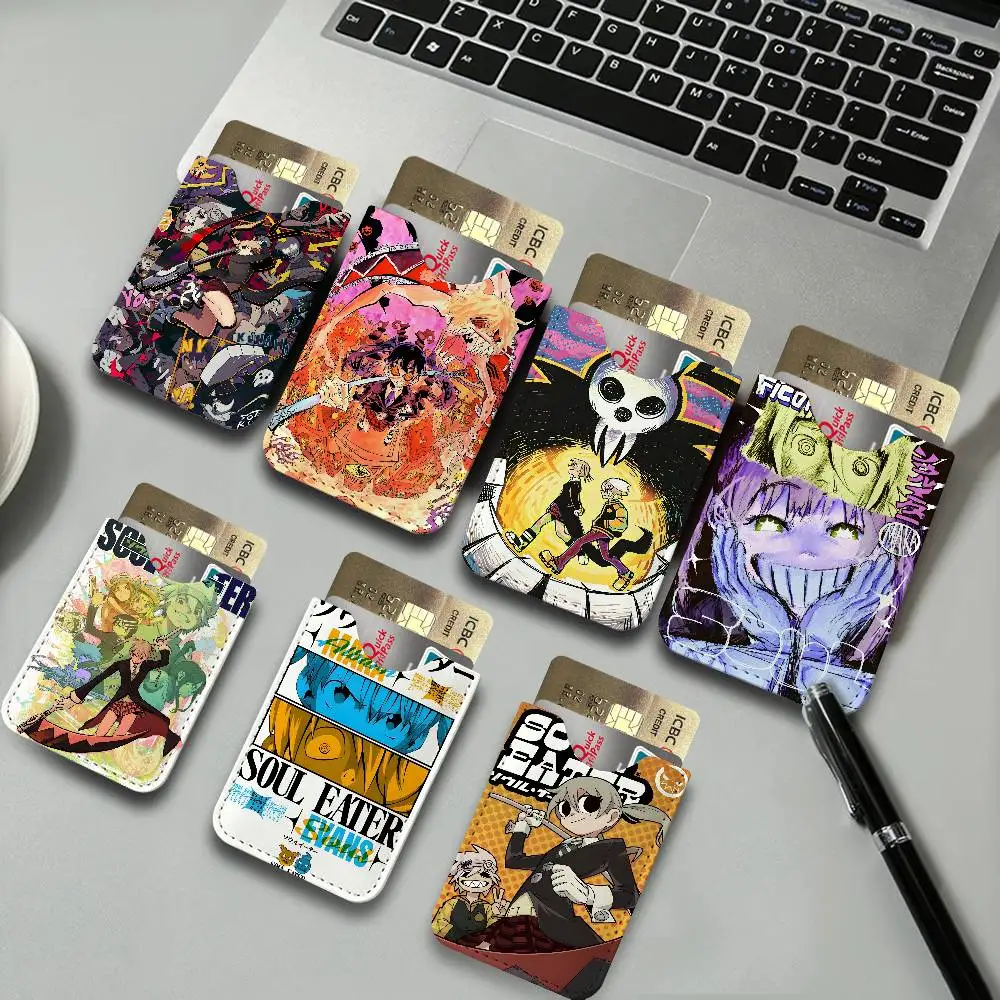 S-Soul E-Eater Anime Credit ID Business Card Holder, Practical Pocket Gift for Outdoor Driving & Daily Use