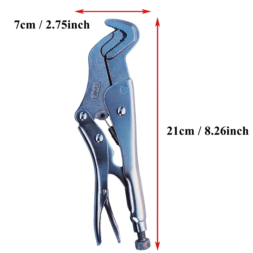 YGTITAN Multifunctional locking self-tightening heavy-duty open-mouthed power pliers olecranon pliers with edge pressure pliers