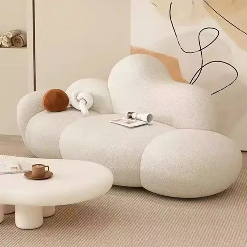رخيصة تصميم أريكة بسيطة الحديثة نفث الشمال الأطفال أريكة سحابة بيضاء صالة المنزل Oturma Odası Kanepeleri أثاث غرفة المعيشة