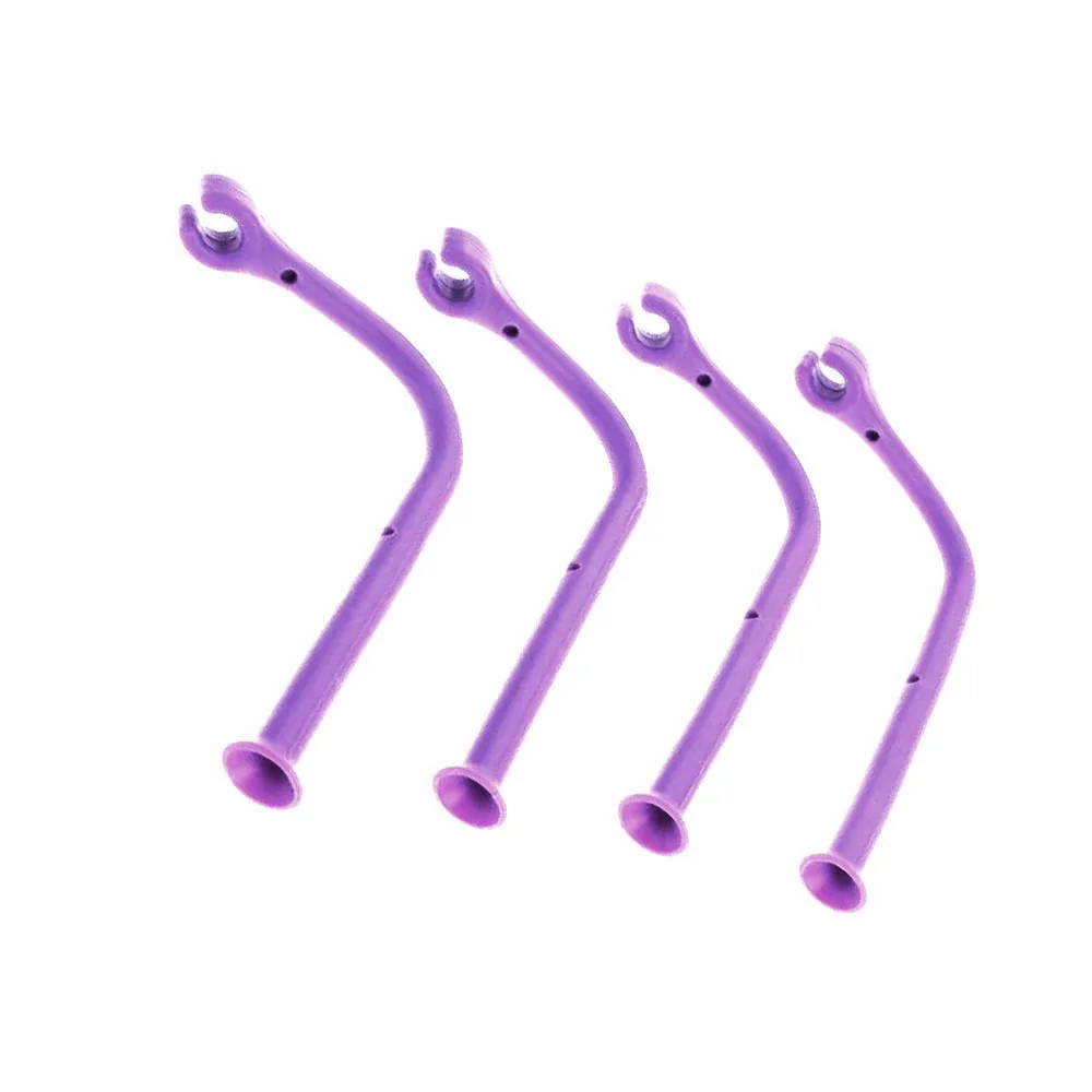 4Pcs/set Purple Fixed Bar Kitchen Tools Adjustable Bendable Stemware Saver Wine Fixed Rack Wine Glass Holder Dishwasher Holder