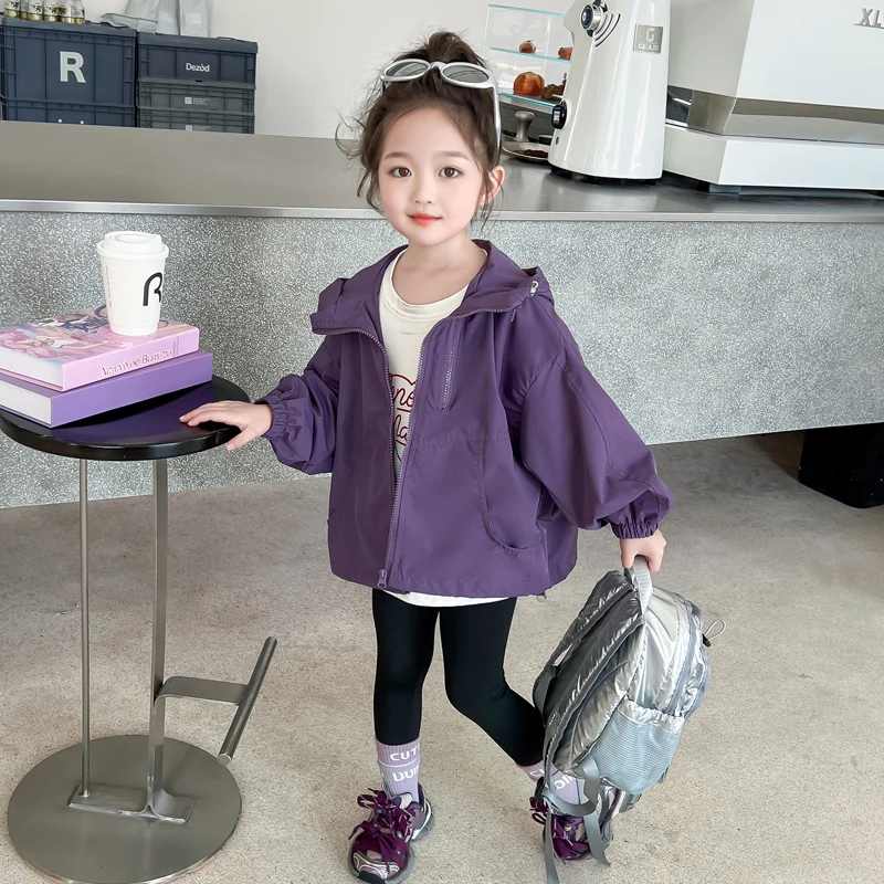 

New Autumn Children 2-10 yrs Windproof Down Cotton Winter Thicken Hooded Coat Student Jacket Teens Kids Girls Clothes TR383