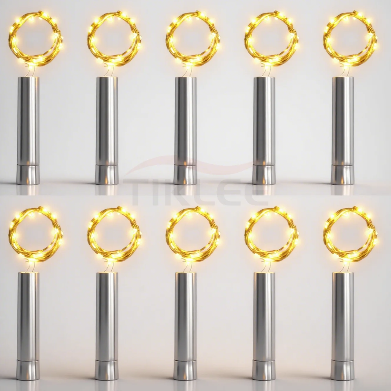 10pcs 2M 20 LED Wine Bottle Cork Light AA Battery Powered Cork Shape Bottle Stopper Fairy Light For DIY Party Wedding Xmas