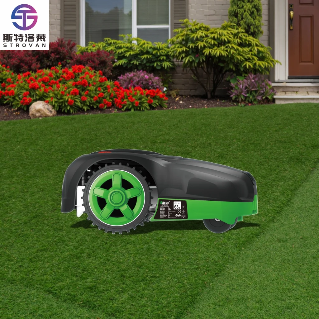 

STLF 2025 Smart Electric Robotic Lawn Mower Portable 1600w Self-Propelled High-Efficiency Blades for Home Garden Yard
