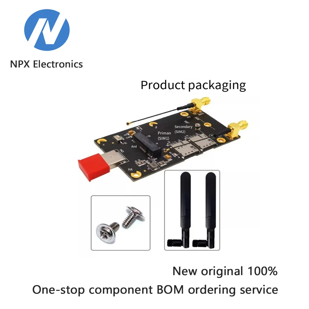 

IoT M.2 to USB3.0 4G5G Communication Module Development Test Adapter Board with Dual Nano SIM Card Slots
