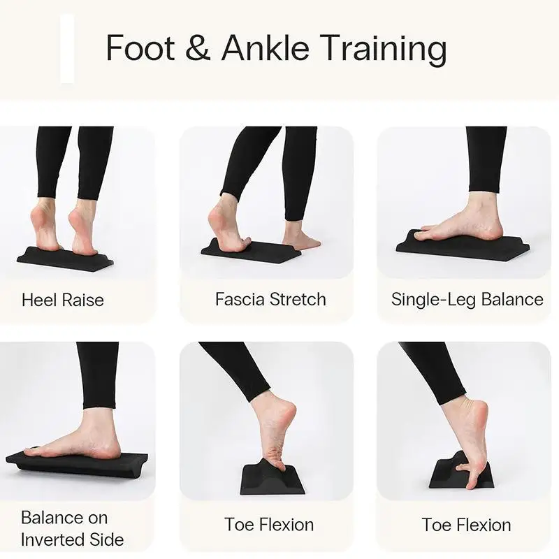 Ankle Strength Training Board EVA Foot Arch Stretcher Portable Toe Exercise Device For Adults Kids Gym Workouts