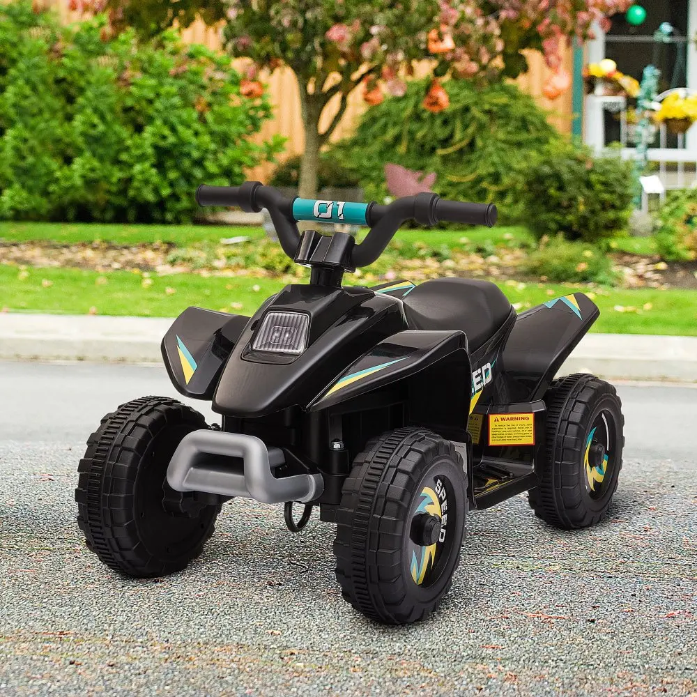 6V Kids ATV 4-Wheeler Ride on Car, Electric Motorized Quad Battery Powered Vehicle with Forward/Reverse Switch for 18-36 Months