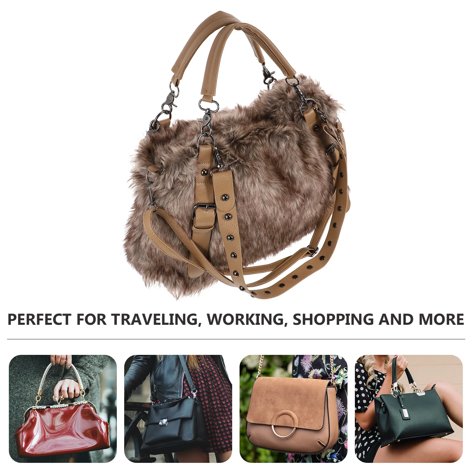 

1pc Bag Large Capacity Stylish Single-Shoulder Handbag All-Match Casual Pouch For Women Fashion Storage Portable Makeup