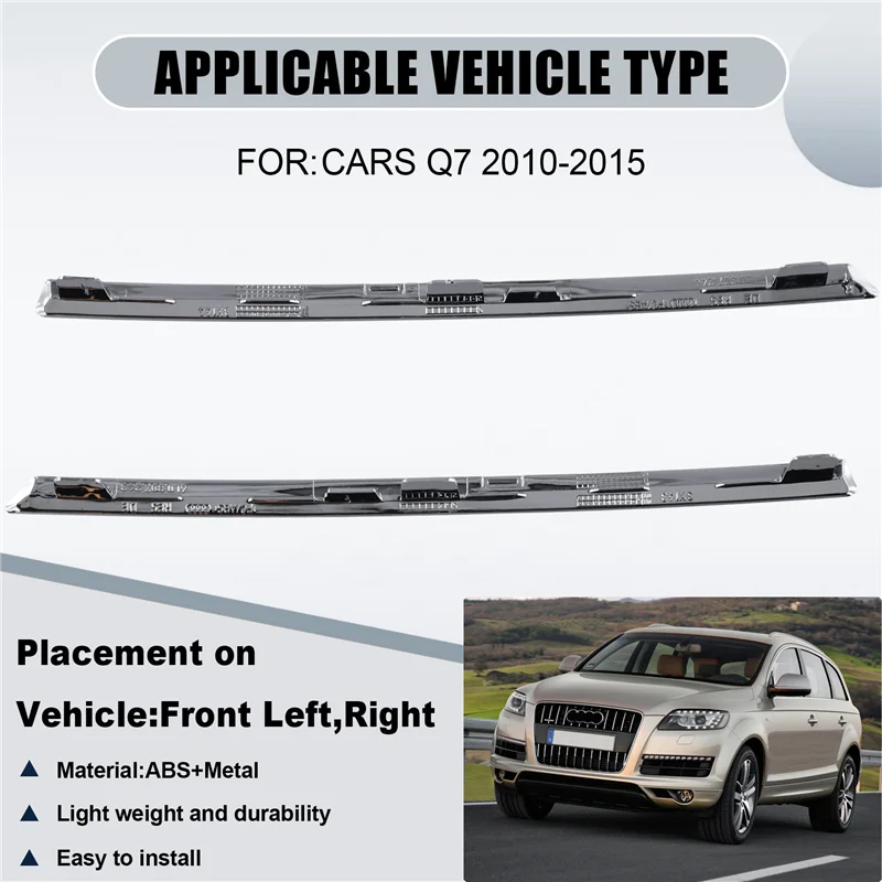 

Передний бампер, боковой спойлер, хромированная накладка, комплект для Q7 2010-2015 4L0807243 4L0807244-ABQF