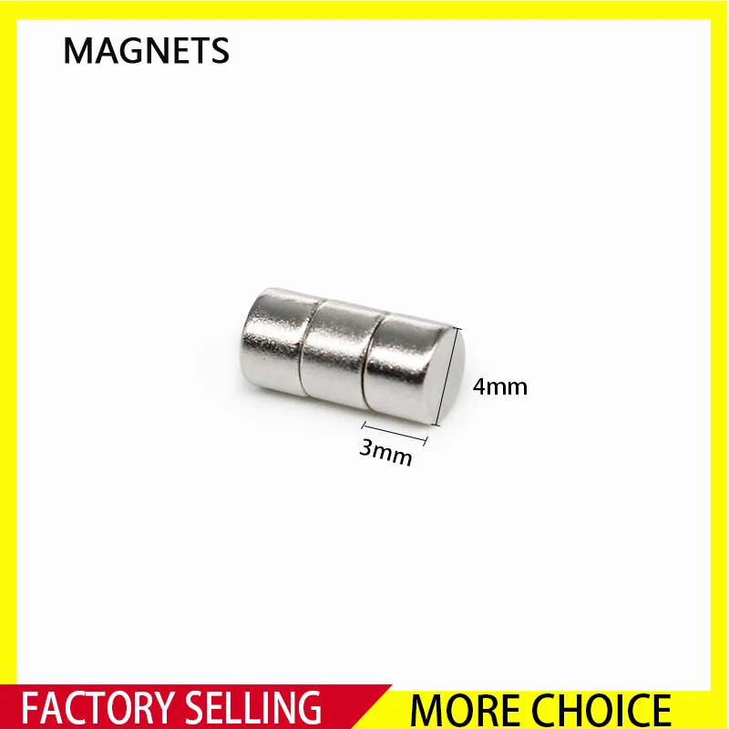 

50/100/200/500/1000/1500PCS 4x3 Mini Small Round Powerful Magnets Strong 4mmx3mm Permanent Neodymium Magnet Disc 4x3mm 4*3 mm