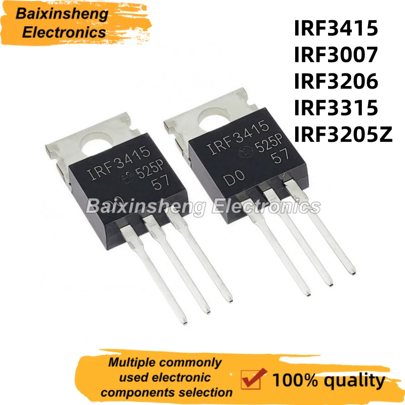 10PCS NEW quality IRF3205Z IRF3205 IRF3415 IRF3007 IRF3206 IRF3315 IRF3205 TO-220 MOS field-effect transistor