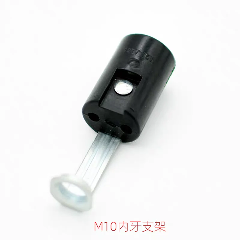 4pieces E12 small candle lamp holder black bakelite small screw hole E14 white plastic lighting strip bracket lamp holder