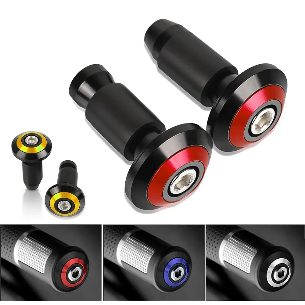 For DUCATI MONSTER 696 795 821 1200 1200S Motorcycle grips ends Handle Bar Cap End Plugs Handlebar Grips