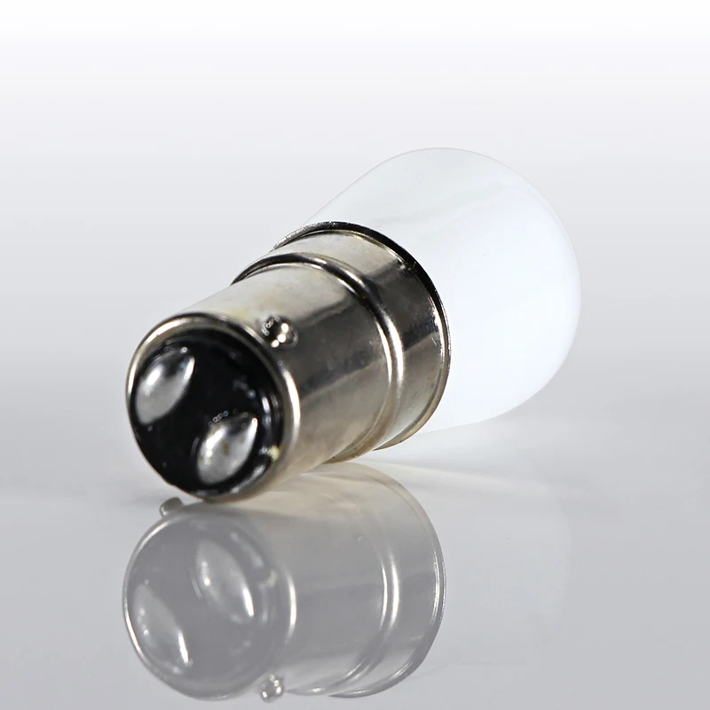 1X بومبيلا Led ضوء الثلاجة 2 واط B15 B15D T22 12 فولت 220 فولت زجاج حليبي لآلات الخياطة الثلاجة استبدال مصباح هالوجين 12 فولت #5