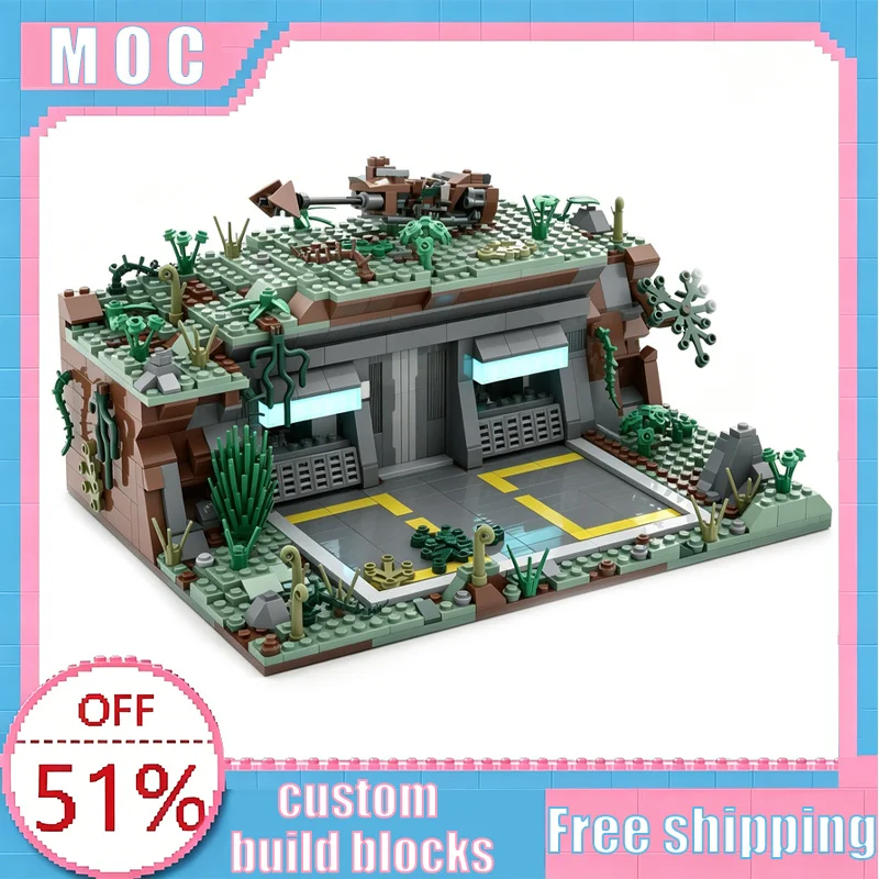 

1049 PCS MOC Kashyyyk Imperial Outpost Base Model Custom Creative Building Blocks Educational Assembly Toy Display Popular Gift