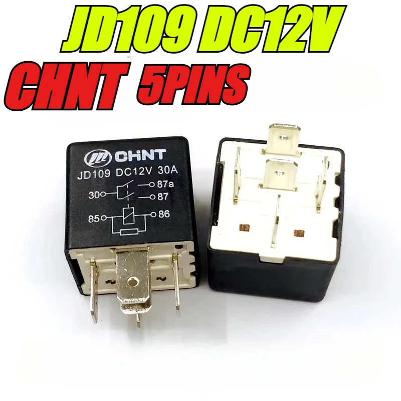 （Brand New Original）1pcs/lot 100% original genuine relay:JD109 JD109A DC12V 30A 5pins Automotive relay HFV4 012-SH1GR