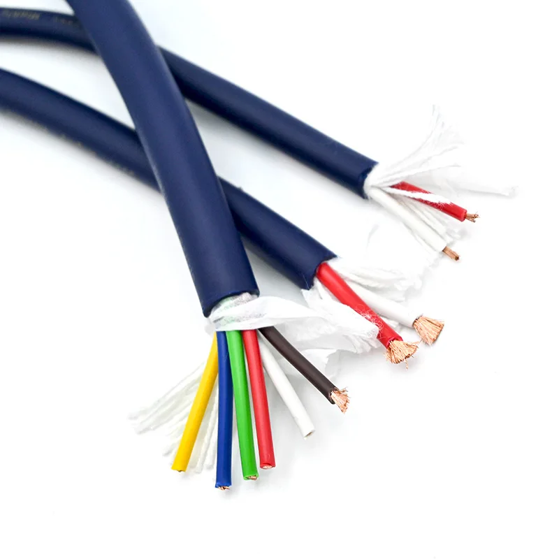 High Quality Speaker Cable 2 4 6 8 Core Conductor 1.5mm 2.5mm OFC In Wall Bulk Loudspeaker Audio Copper Power Cord Wire