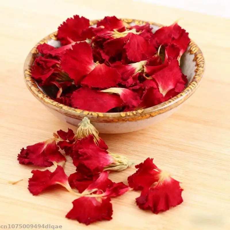 100% Natural Carnation Dried Flower For Soap Candle Dried Flower Flavor Perfume Tea Essence Making Materials
