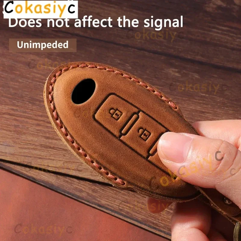 Car Smart 3 Buttons Key Case Fob Keychain Lanyard For Nissan 370Z Armada Kicks Murano Pathfinder Rogue Titan Versa Note Infiniti view 5