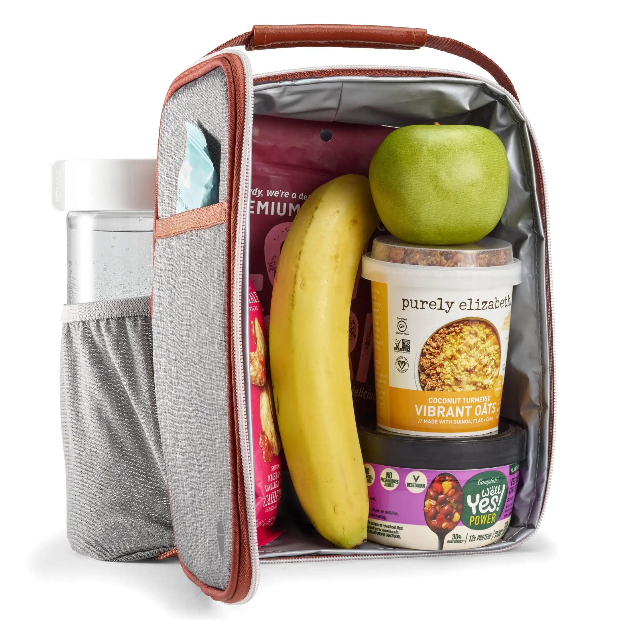 Borsa per il pranzo riutilizzabile con isolamento verticale per uomini, donne e bambini