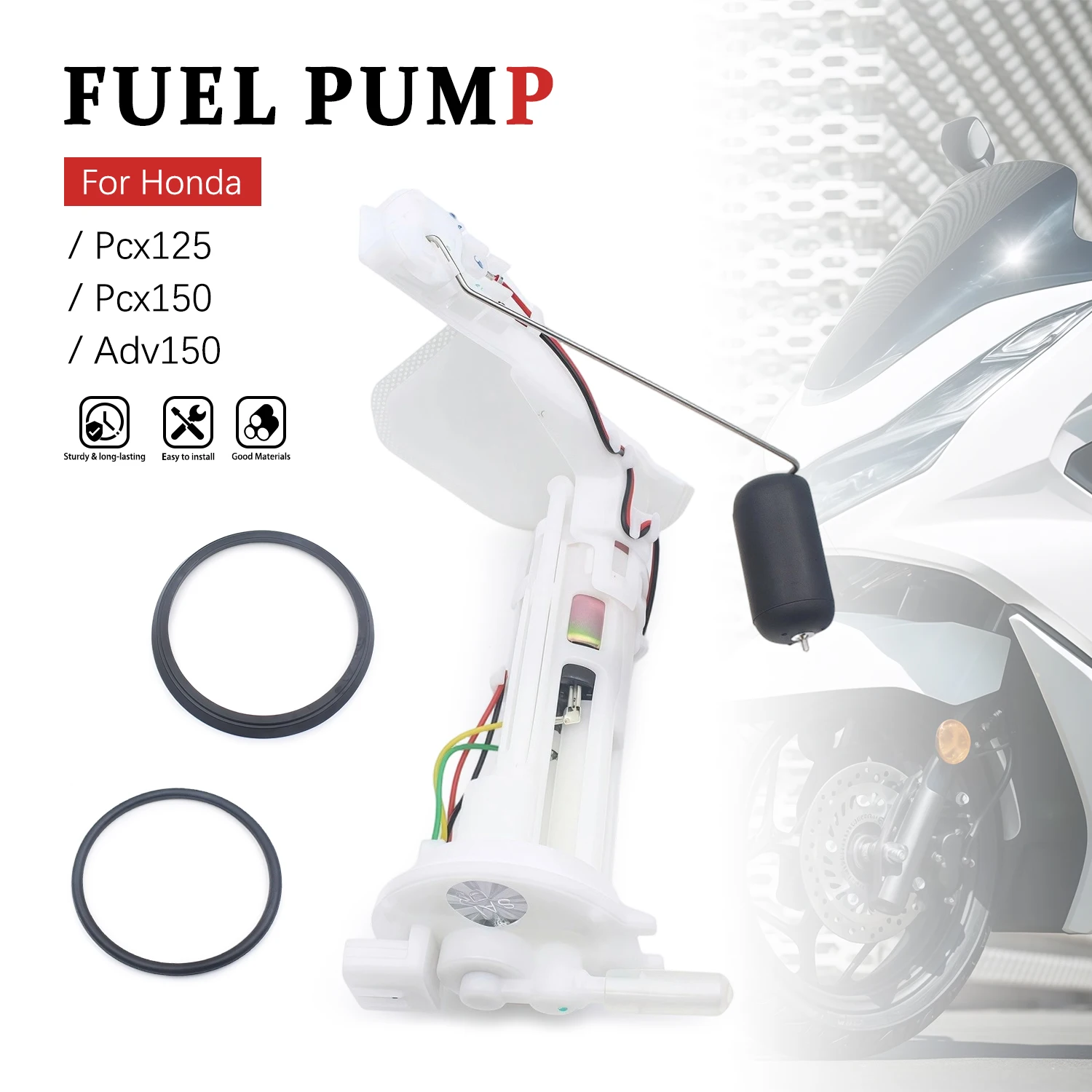 

Motorcycle Fuel Pump Assembly 16700-K97-T01 For Honda PCX150 2017-2021 ADV150 2019-2022 PCX125 2018-2020