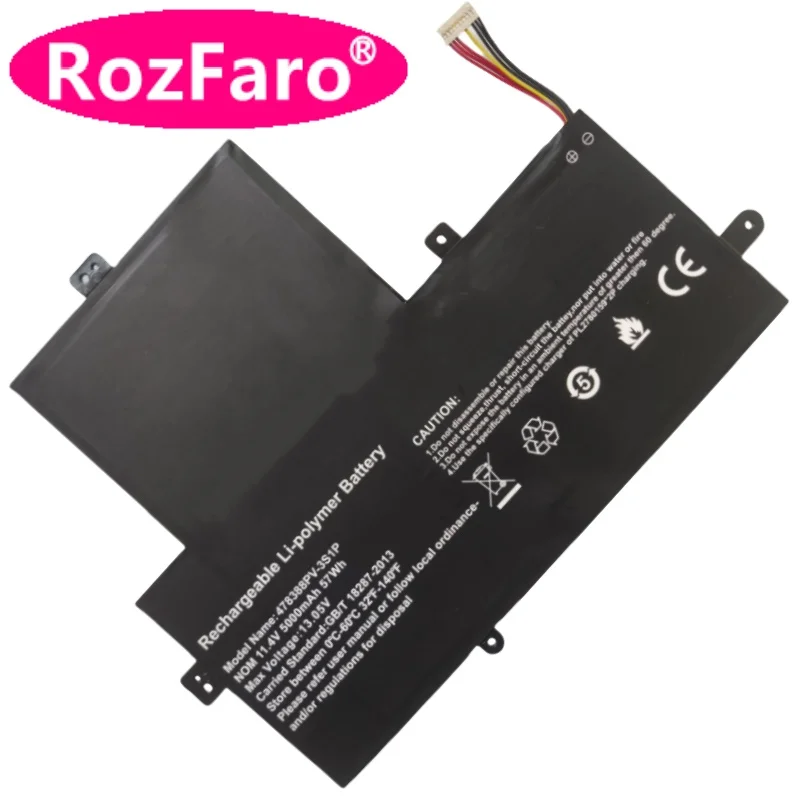 RozFaro U478388PV-3S1P 478388PV-3S1P Laptop Battery For Gateway GWTN156-12RD GWTN156-12GR Gwtn156-12Bl GWTN156-12BK GWTN156-12BL