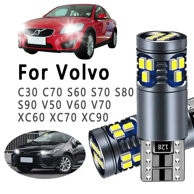 

2 шт., лампы для Volvo C30 C70 S60 S70 S80 S90 V50 V60 V70 XC60 XC70 XC90