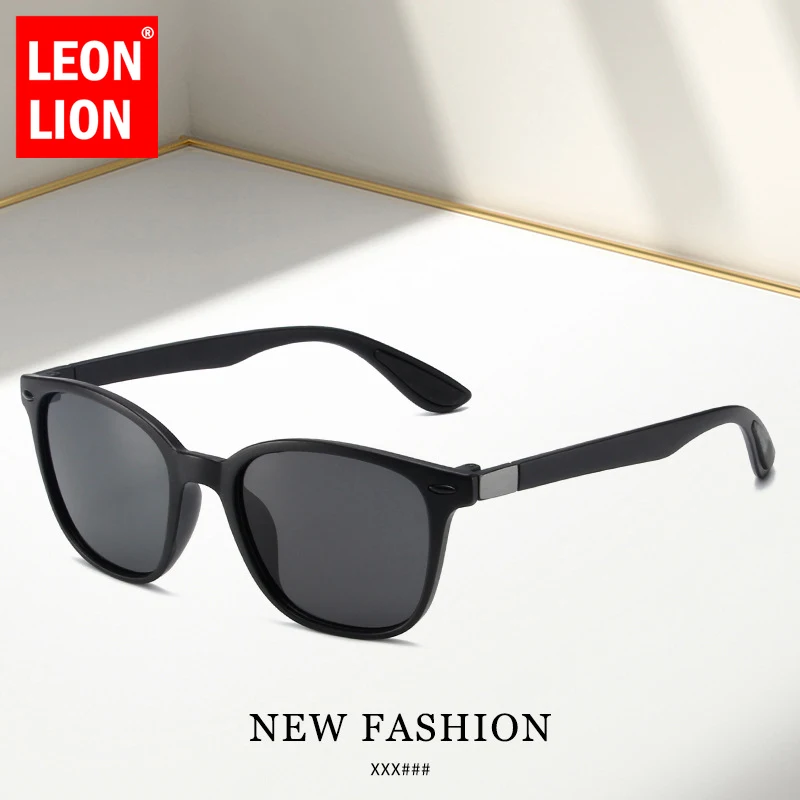 LeonLion Man Driving Sunglasses Fashion Retro Glasses Brand Designers Night Vision Driver Eyeglass UV400 2024 Oculos De Sol