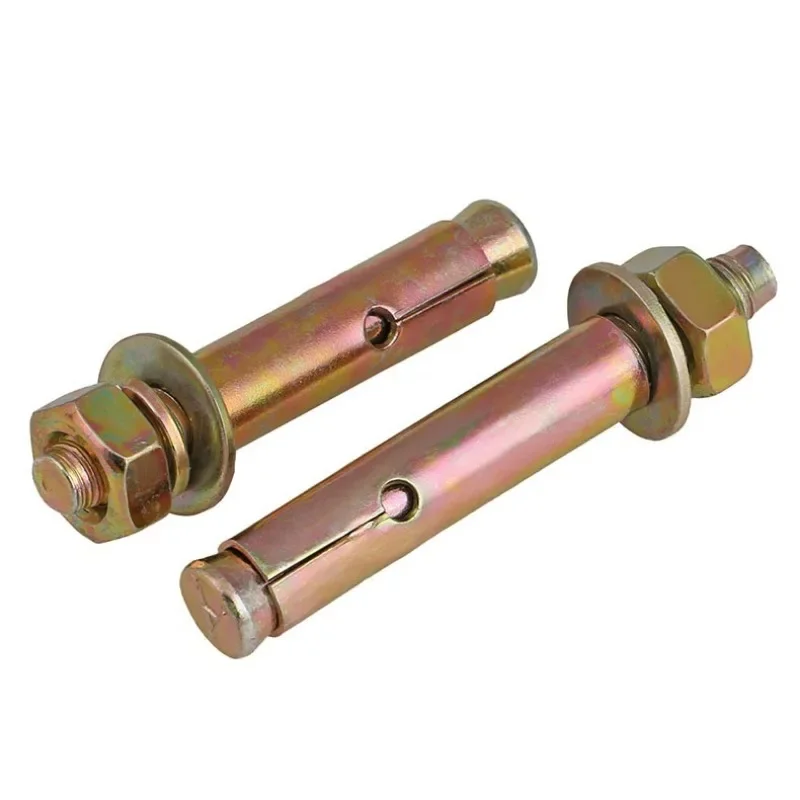Carbon Steel Color Galvanized M6 M8 M10 M12 M14 M16 M18 M20 Hexagonal Head Expansion Screw Expansion Concrete Sleeve Anchor Bolt view 4
