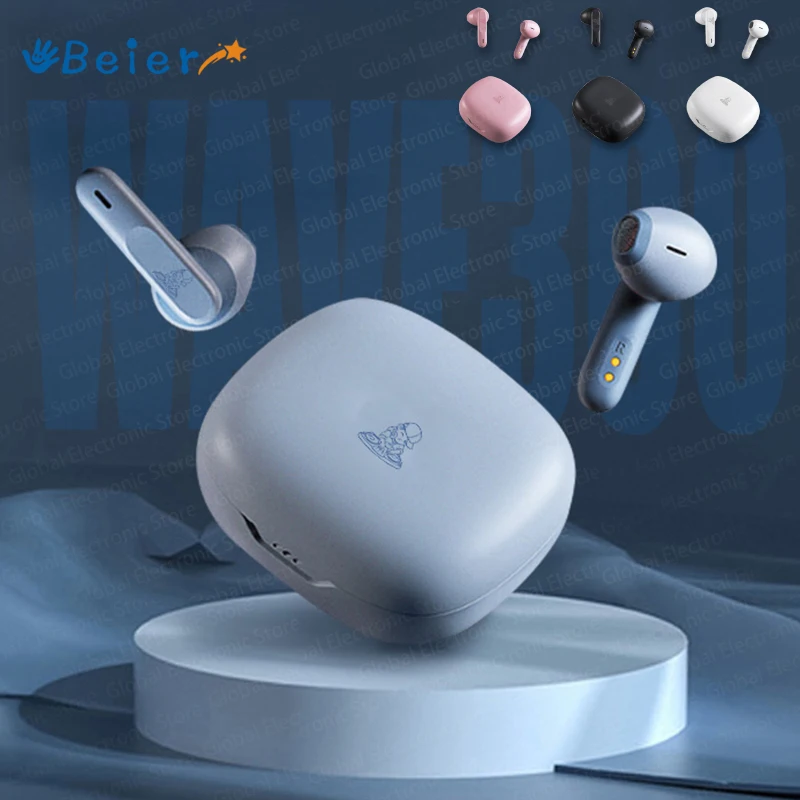 Beier TWS Wireless Earbuds Wave300 Bluetooth Earphones Sports Waterproof Headset In Ear Headphones With Mic For Android IOS