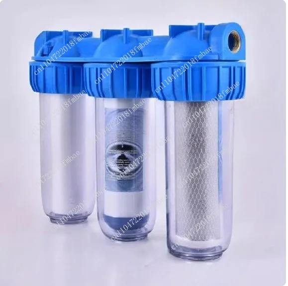 Pre filter wholesale filter bottle 10 inch kitchen and household three-stage water purifier