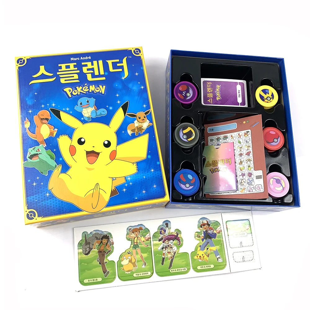 Pokémon Edition Board Game Korean Version Card Game Introductory Strategy Pokémon Party Game Holiday Game Collecting Hobby Cards