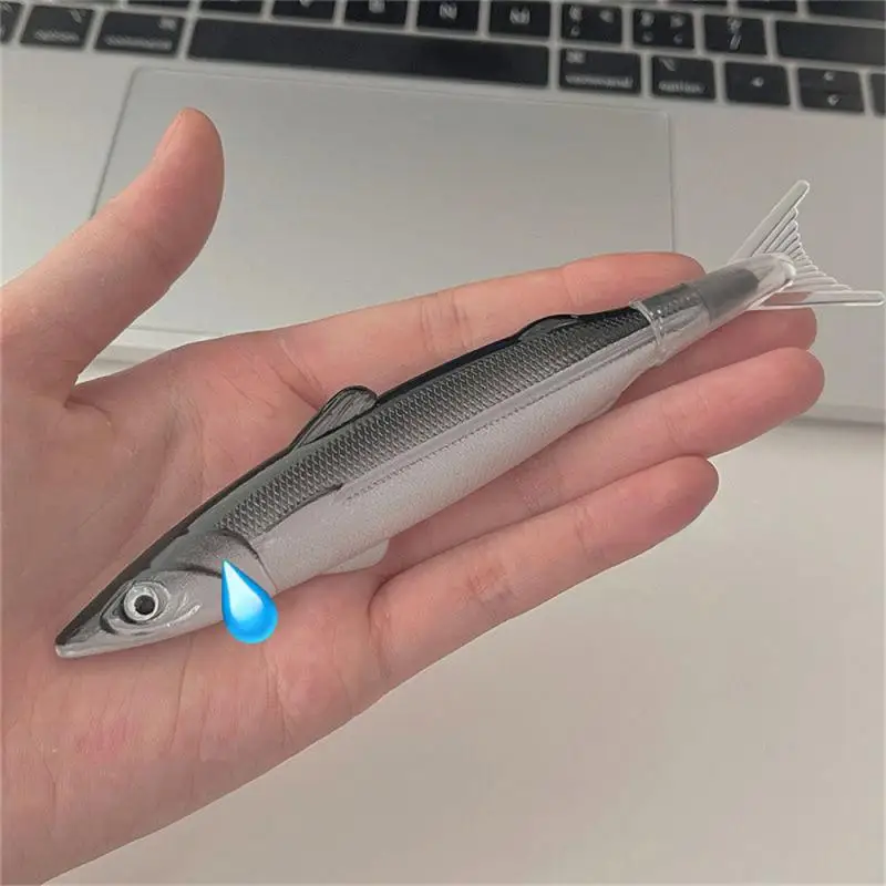 Creative Funny Simulation Salted Fish Pen Portable Students In Class Touch Fish Neutral Ballpoint Pen Stationery