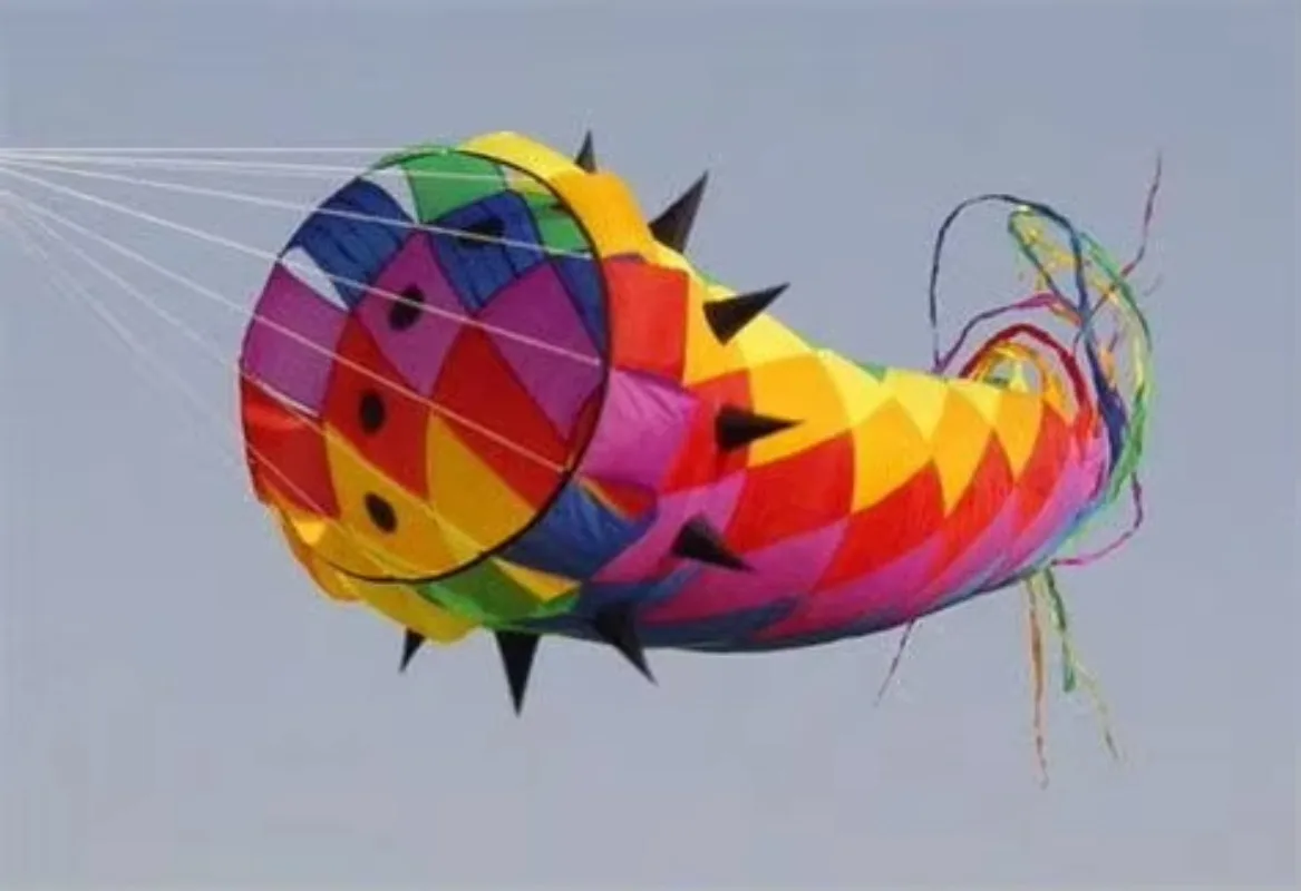 large spinning windsock kite