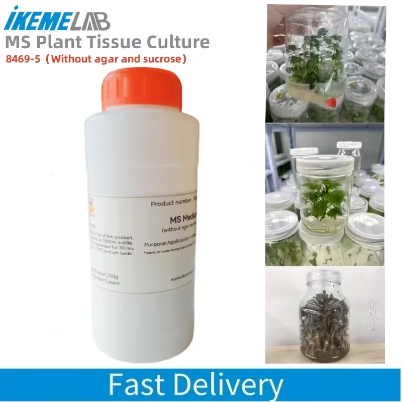 IKEME 250g Lab MS Medium Without Agar And Sugar MS Media Plant Tissue Culture