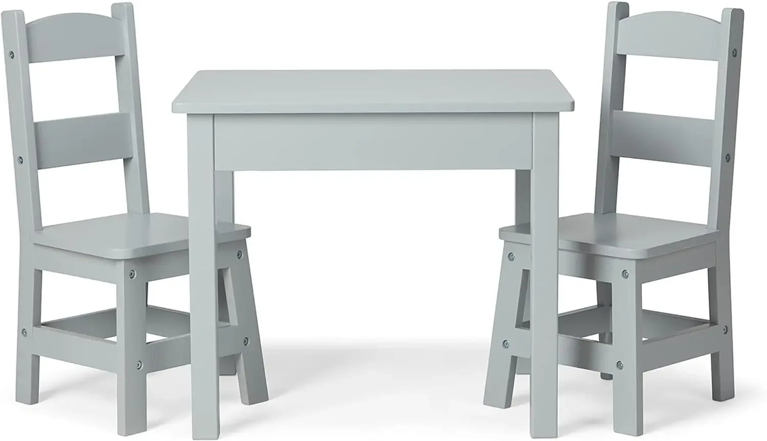 

Furniture suppliesMelissa & Doug Table & Chairs-Gray Furniture - Wooden Activity Play Table And Chairs Set For Kids, Grey