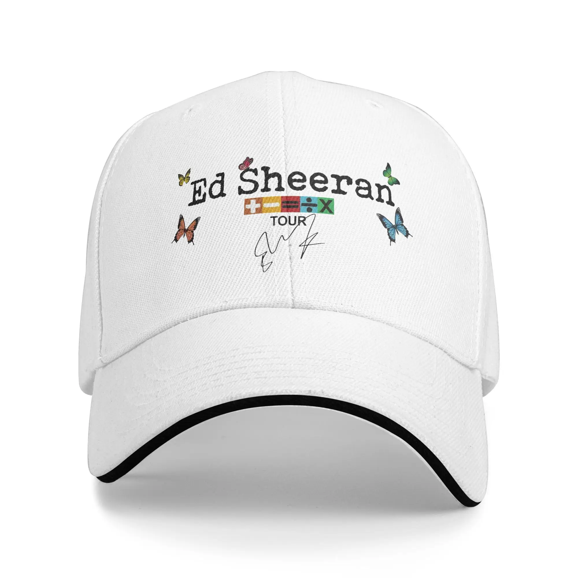 Leisure Lover Math Lyrics Ed Sheeran Fan Tour Baseball Caps Unisex Trucker Hat  Outdoor Travel Gift Sun Caps