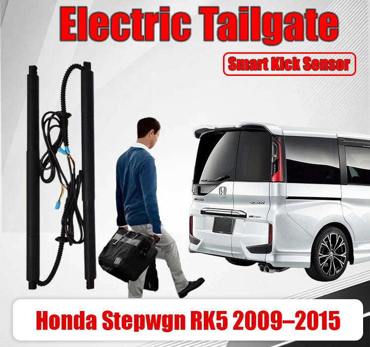 Electric Tailgate Upgrade Kit For Honda Stepwgn RK5 2009–2015  Power Lift Support Rods Auto Trunk Boot Lid Power Liftgate Modi