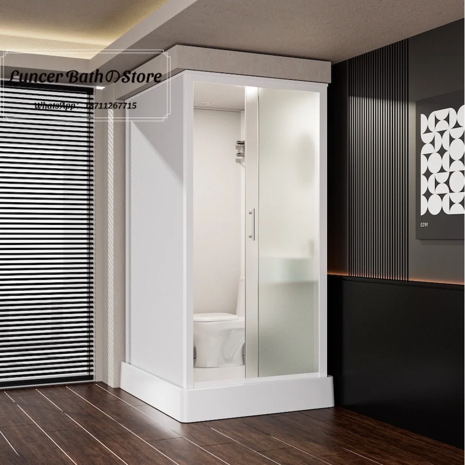 Integrated Shower Room, Integrated Bathroom, Separate Dry and Wet Areas, Household Bathing Room, Integrated Glass Bathing Room