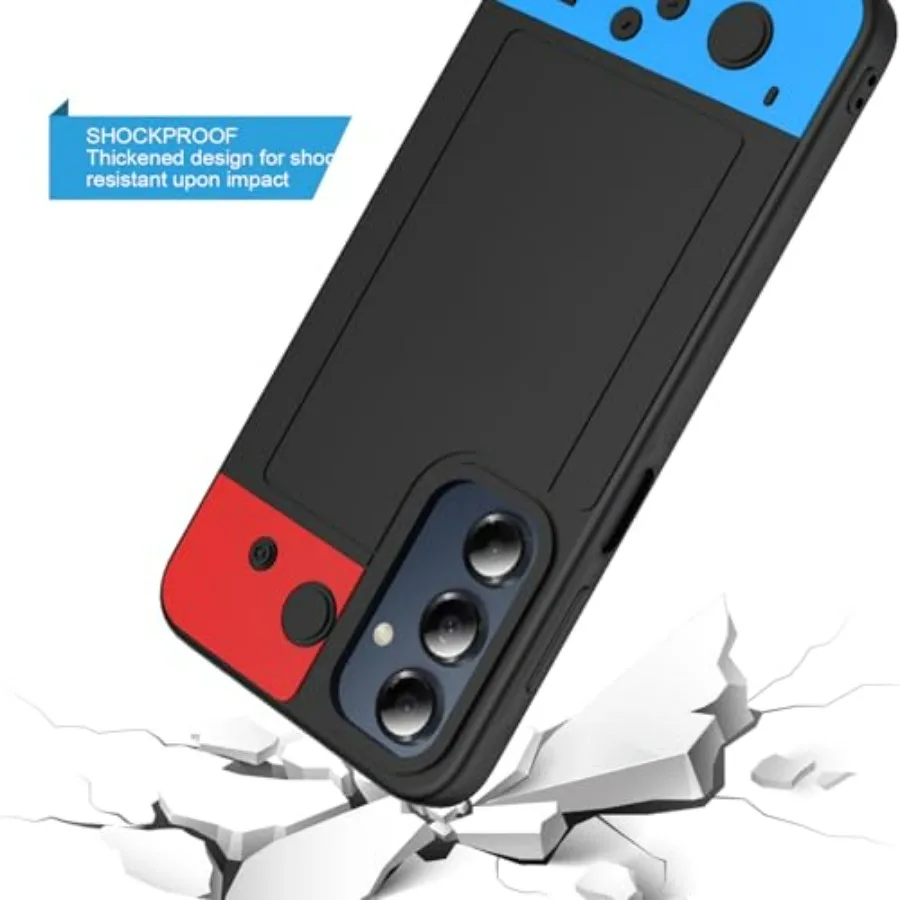 for Samsung Galaxy A37 Case, Galaxy A37 5G Case, Snap On, Wireless Charging, 3D Cartoon Cute Kawaii Fun Cool Funny Game Design view 4