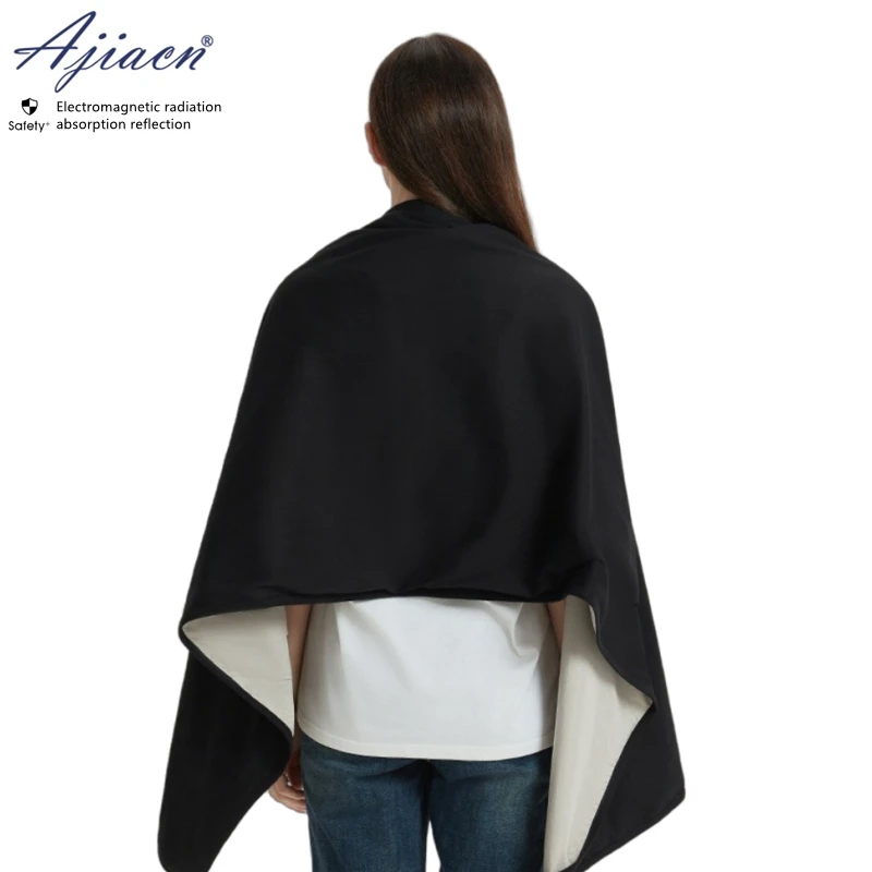 Electromagnetic radiation protective 50% or 75% silver fiber lining blanket Office equipment EMF shielding pregnant women shawl