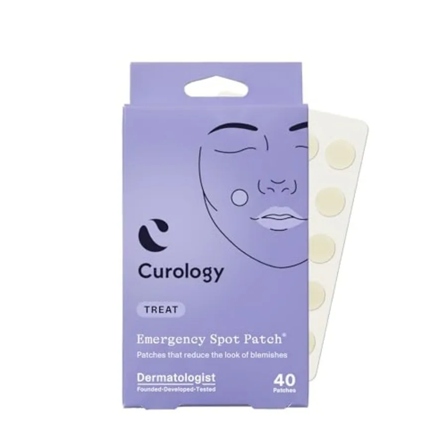 Emergency Spot Pimple Patches for Face, Hydrocolloid Pimple Patches Fast-Acting, 40 Count