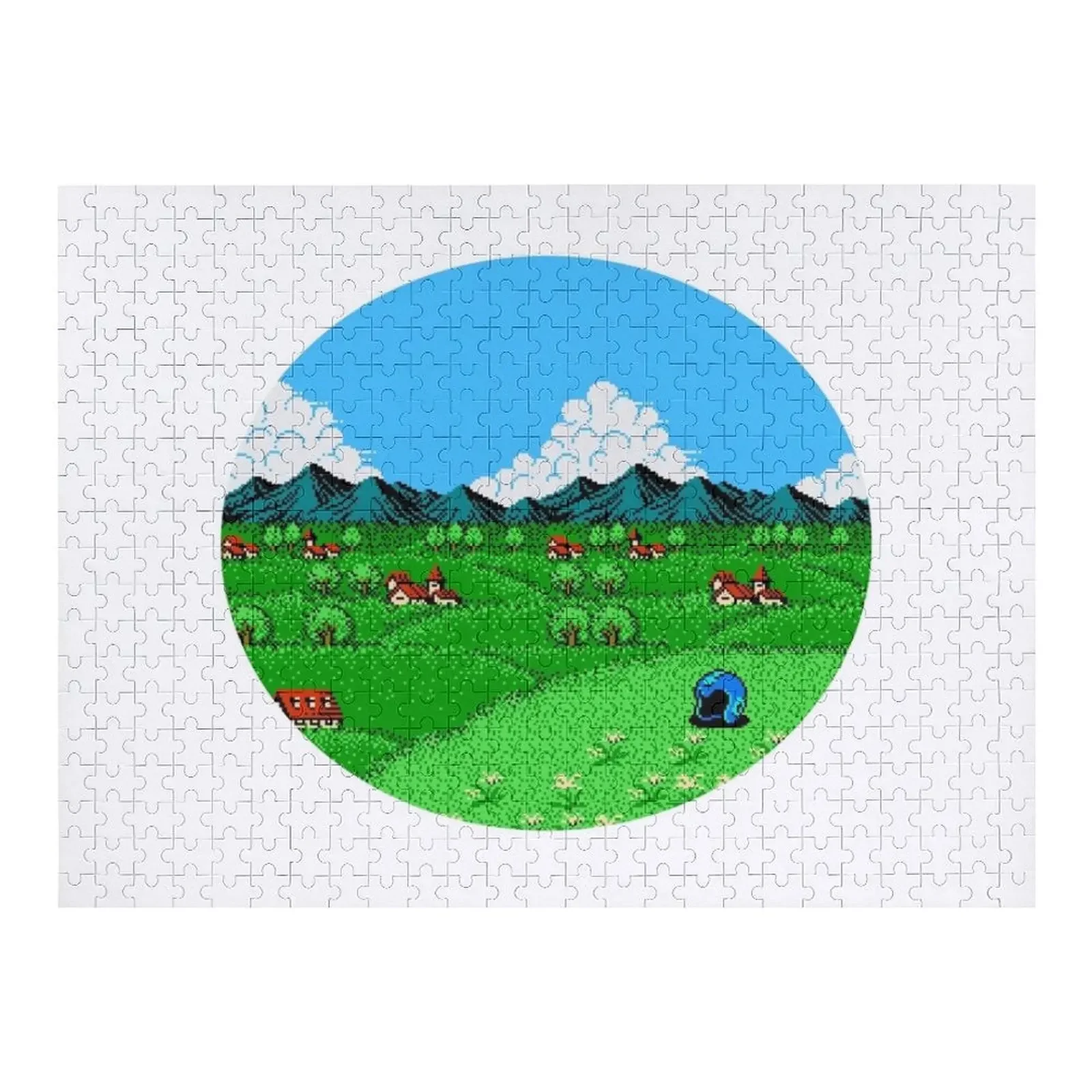 

Classic Megaman 2 ending Jigsaw Puzzle Custom Wood Customized Toys For Kids Puzzle