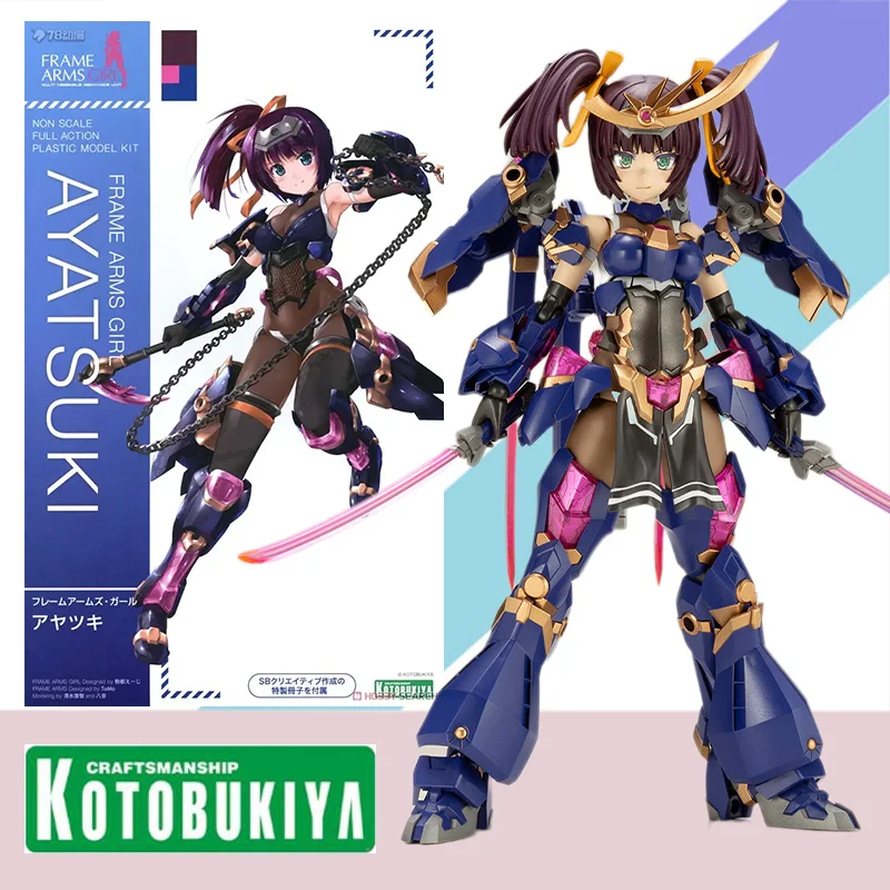 

Kotobukiya Original box Mobile Suit FRAME ARMS GIRL FAG AYATSUKI Anime Figure Action Assembly Model Kit Toy Gift for Children