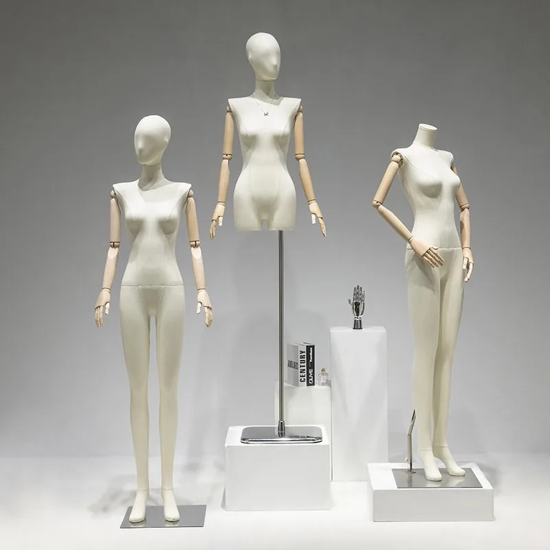 EP Yaying Clothing Store Flat Shoulder Model Props Half Body Showcase Platform Women's Clothing Doll Pendant Hand Full Body Disp