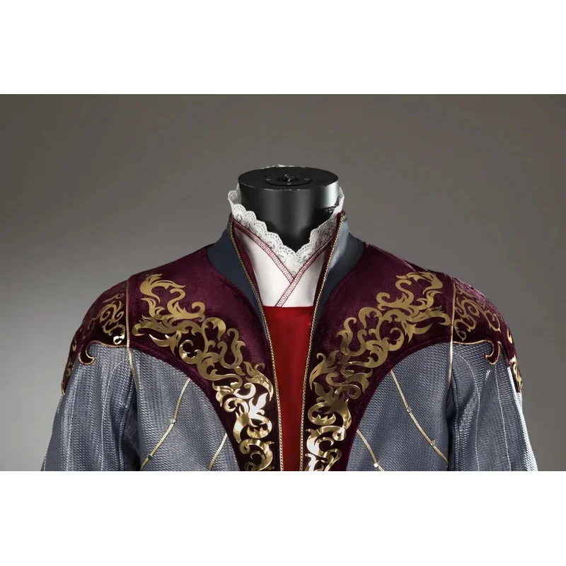 Baldur Astarion Costume Cosplay Gioco BG 3 Costumi Cappotto di pelle Completo Set completo e articoli individuali venduti su misura