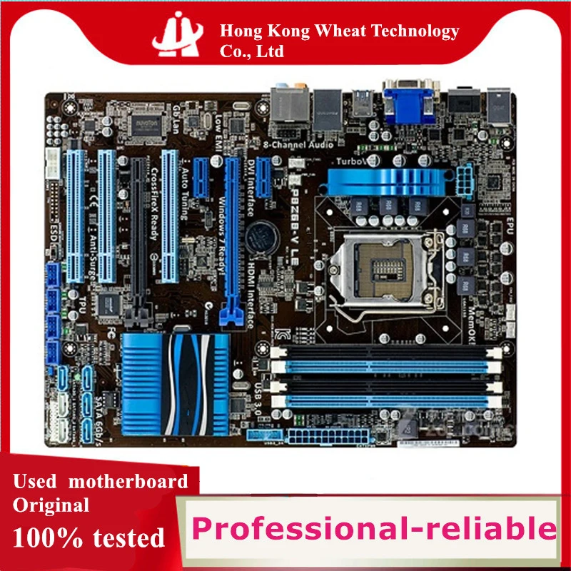 Used For Intel Z68 P8Z68-V LE motherboard original LGA 1155 DDR3 32GB USB2.0 USB3.0 SATA3 Desktop Mainboard