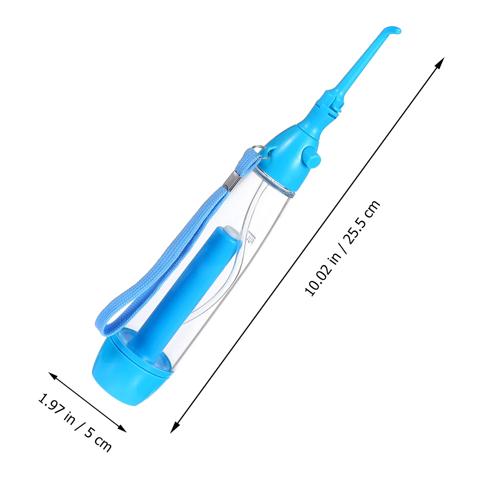 

1Pcs Portable Manual Teeth Cleaner 70ml ABS Oral Irrigator Water Flosser Manual Tooth Care Tool for Effective Oral Cleaning